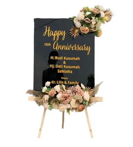 Papan Bunga Akrilik Basilam Baru