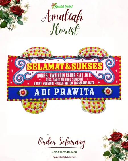 Papan Bunga Ucapan Selamat Basilam Baru